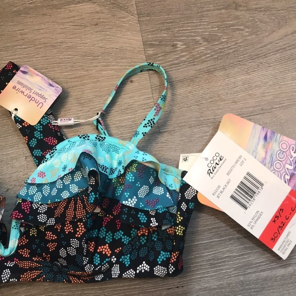 Coco Rave Bikini Top 30-32 C/Bottom M - Picture 7 of 8